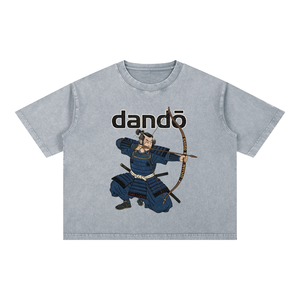 Dandō Angry Archer Mineral Wash Boxy Skate Shirt