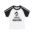Dandō Skate Betty Contrast Stripes Bodycon Raglan Sleeve Shirt