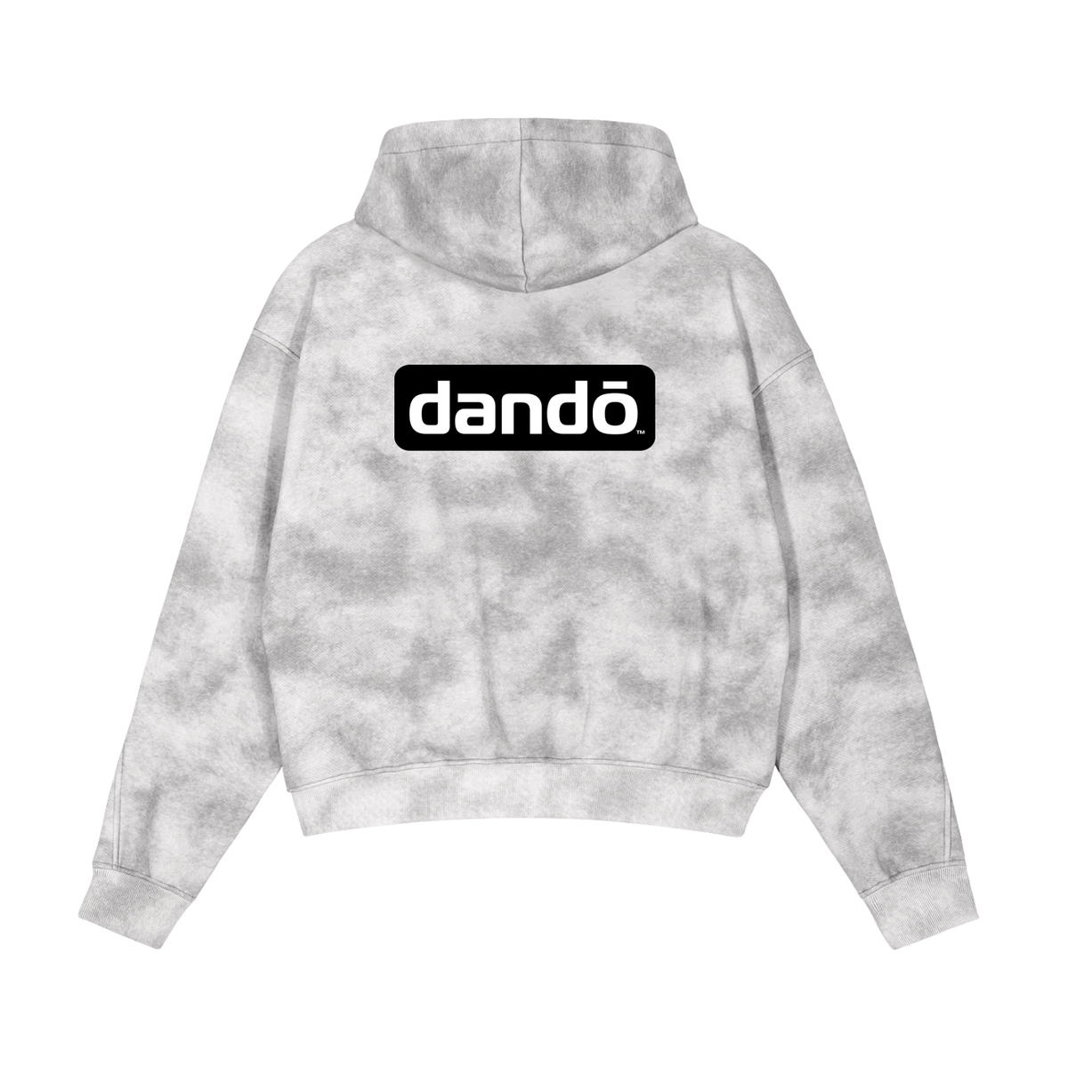 Dandō Dirty Washed Zip-Up Fleece Hoodie