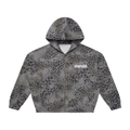 Dandō Grey Leopard Full Zip Hoodie