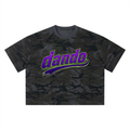 Dandō Dark Purple Camo Boxy Shirt