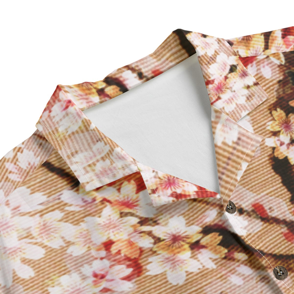 Dandō Blossom on Bamboo Men's Hawaiian Aloha Shirt
