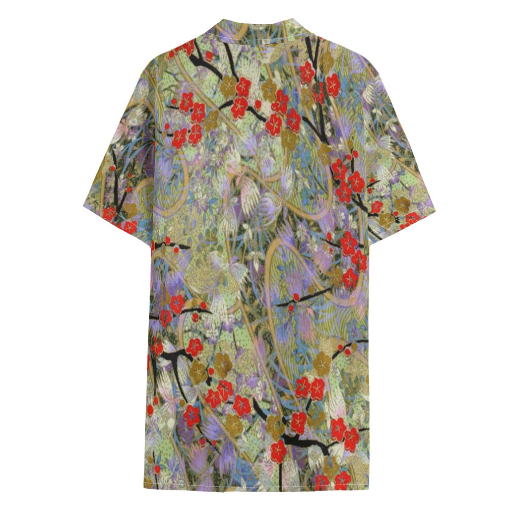 Dandō Cherry Blossom Swirls Men's Hawaiian Aloha Shirt