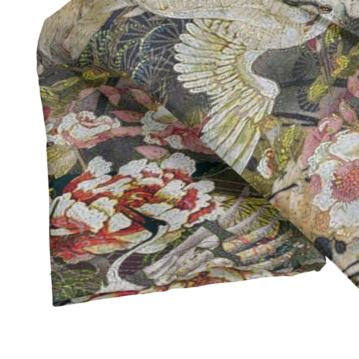 Dandō Dancing Cranes Men's Hawaiian Aloha Shirt