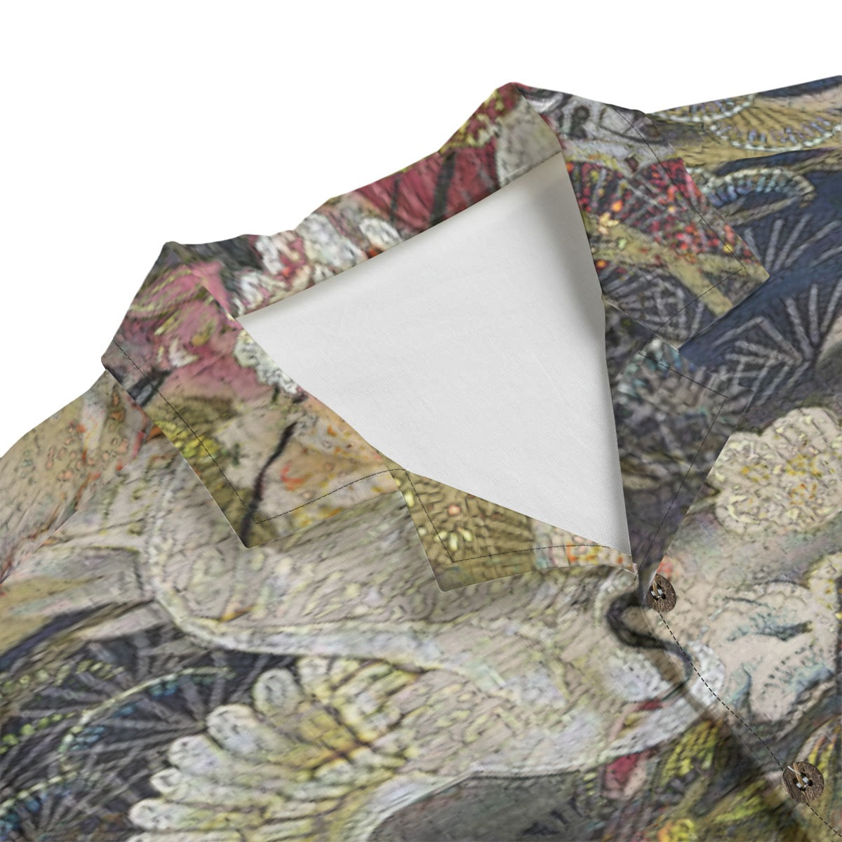 Dandō Dancing Cranes Men's Hawaiian Aloha Shirt