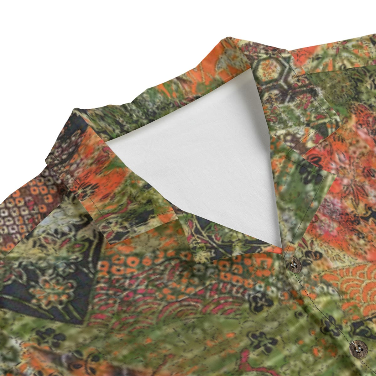 Dandō Abstract Yuzen Men's Hawaiian Aloha Shirt