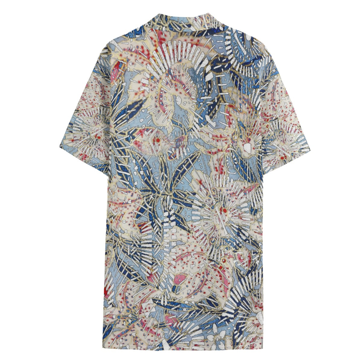 Dandō Blue Summer Men's Hawaiian Aloha Shirt