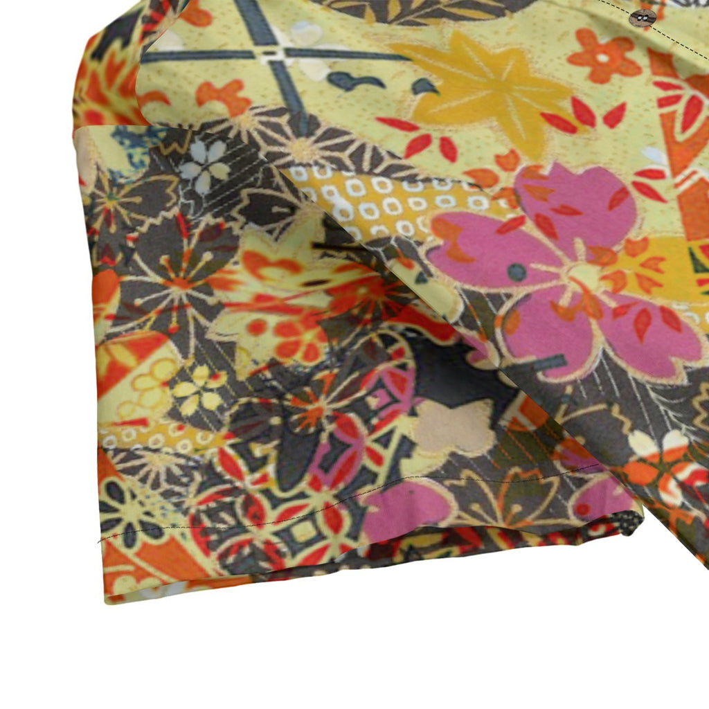 Dandō Noble Purple Men's Hawaiian Aloha Shirt