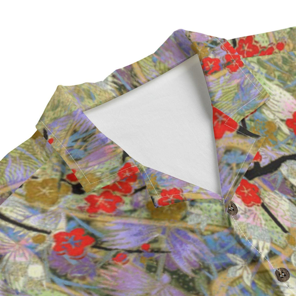 Dandō Cherry Blossom Swirls Men's Hawaiian Aloha Shirt