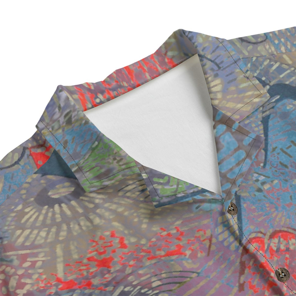 Dandō Mystic Mountains Men's Hawaiian Aloha Shirt