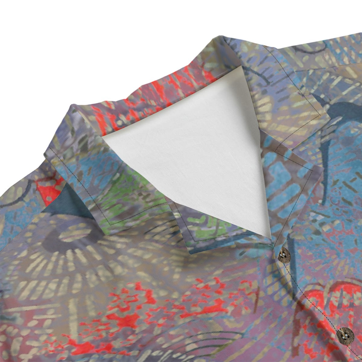 Dandō Mystic Mountains Men's Hawaiian Aloha Shirt