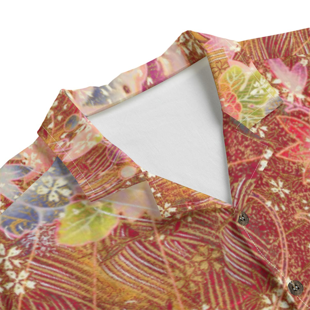 Dandō Butterfly in Wind Men's Hawaiian Aloha Shirt