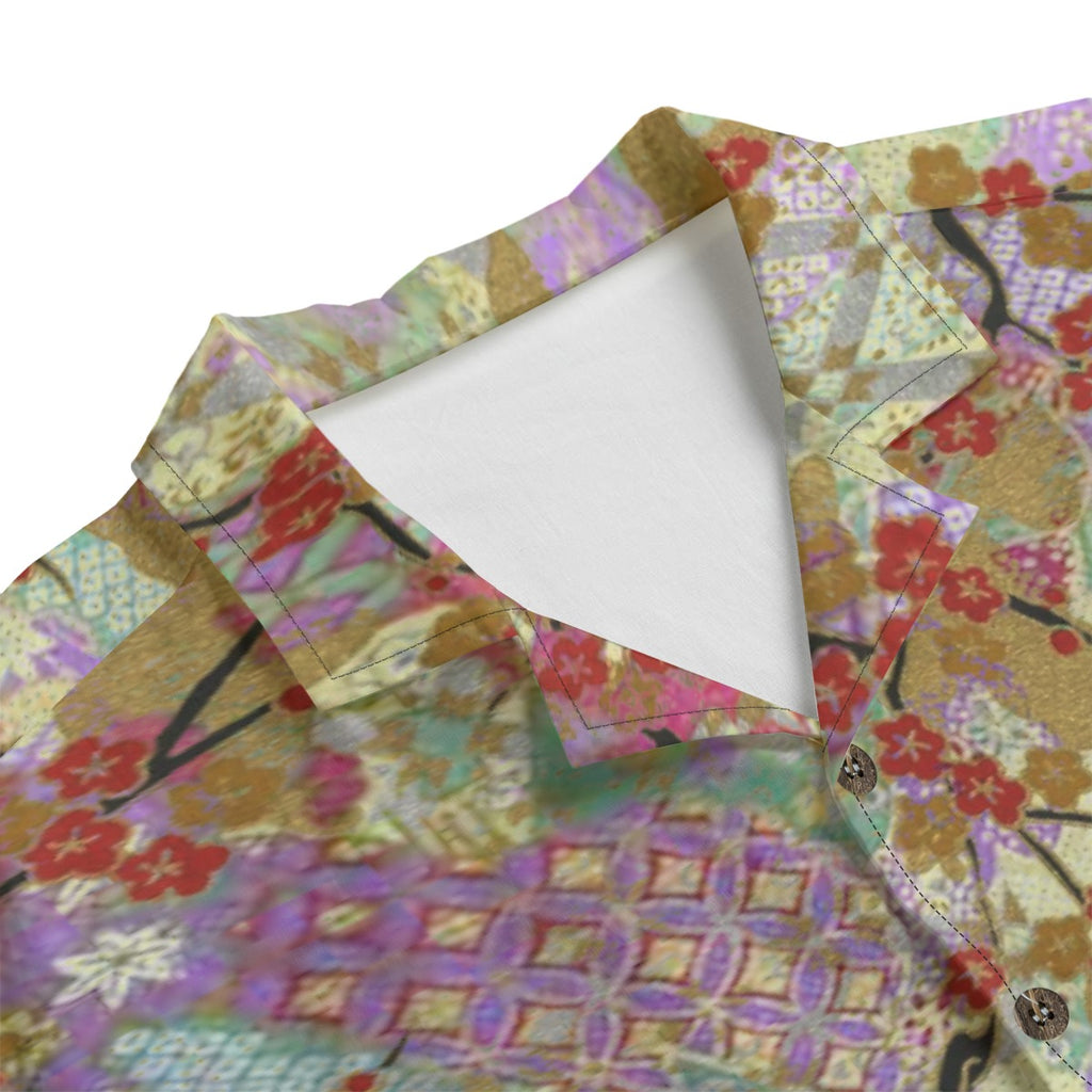 Dandō Cherry Foil Men's Hawaiian Aloha Shirt