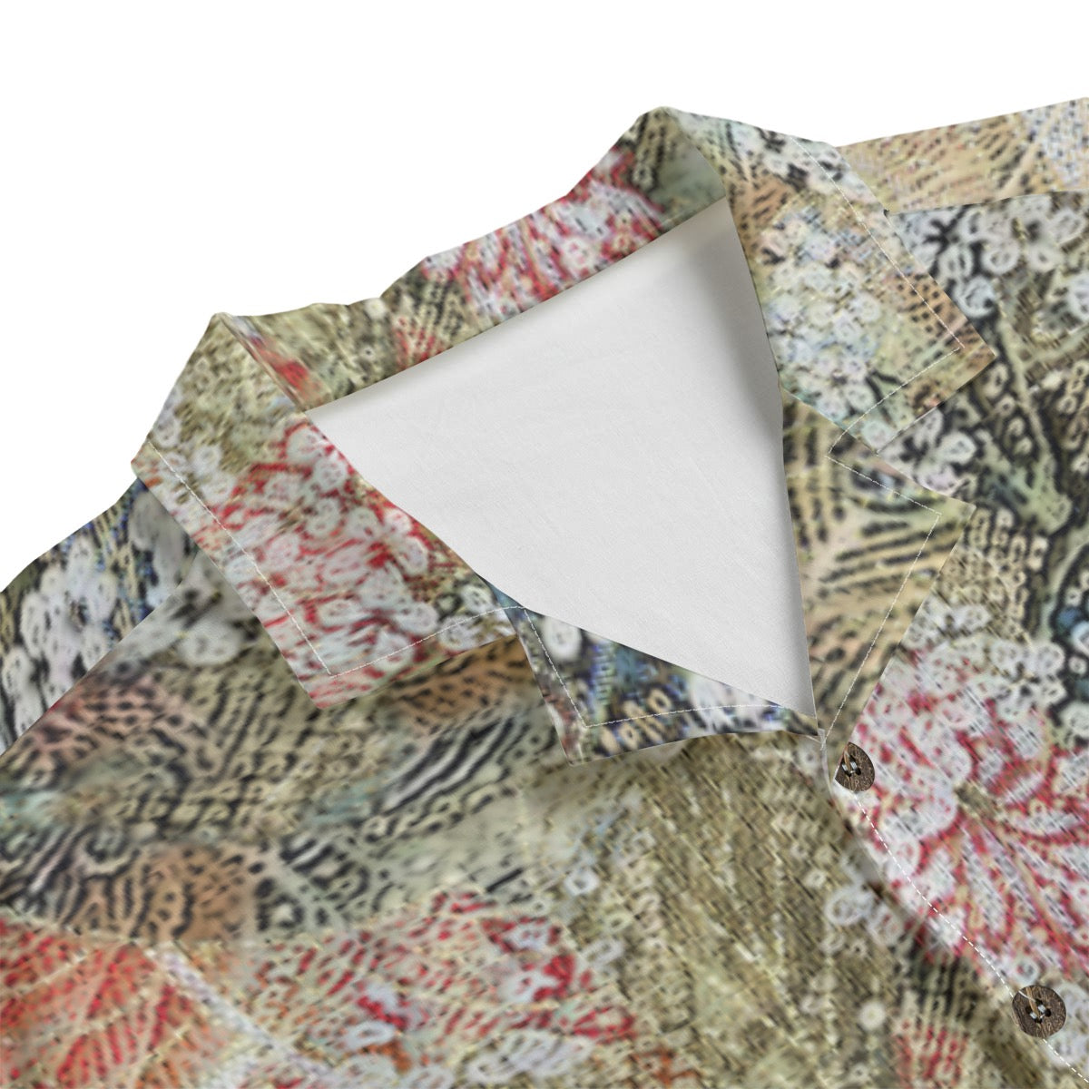 Dandō Feathered Flowers Men's Hawaiian Aloha Shirt
