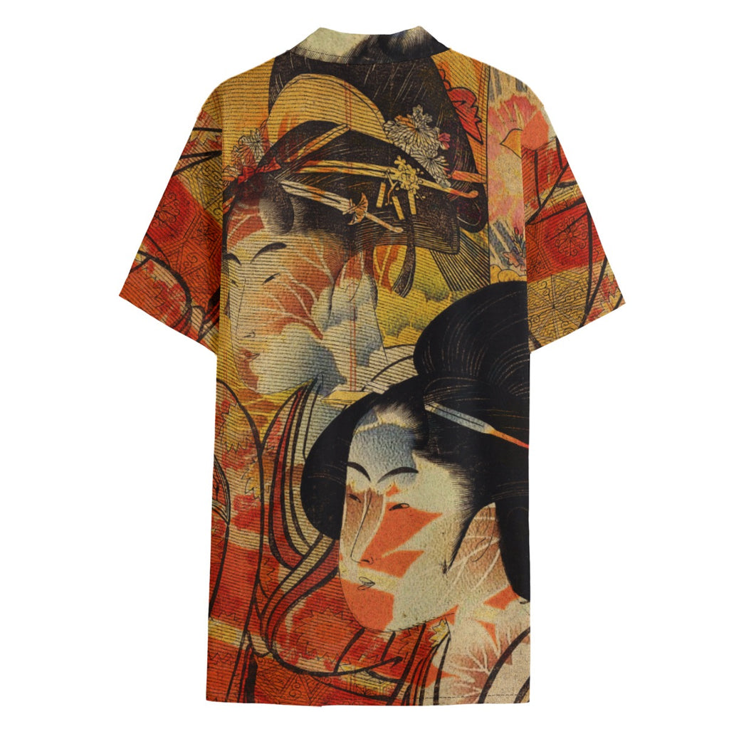 Dandō Twin Geisha Men's Hawaiian Aloha Shirt