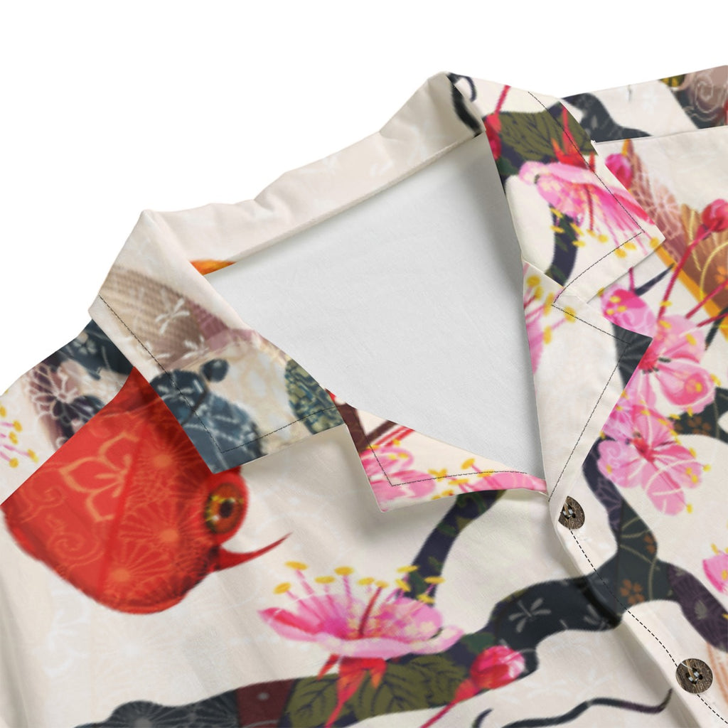Dandō Koi Blossom Men's Hawaiian Aloha Shirt