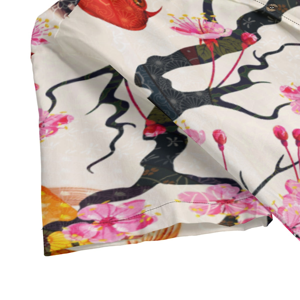 Dandō Koi Blossom Men's Hawaiian Aloha Shirt