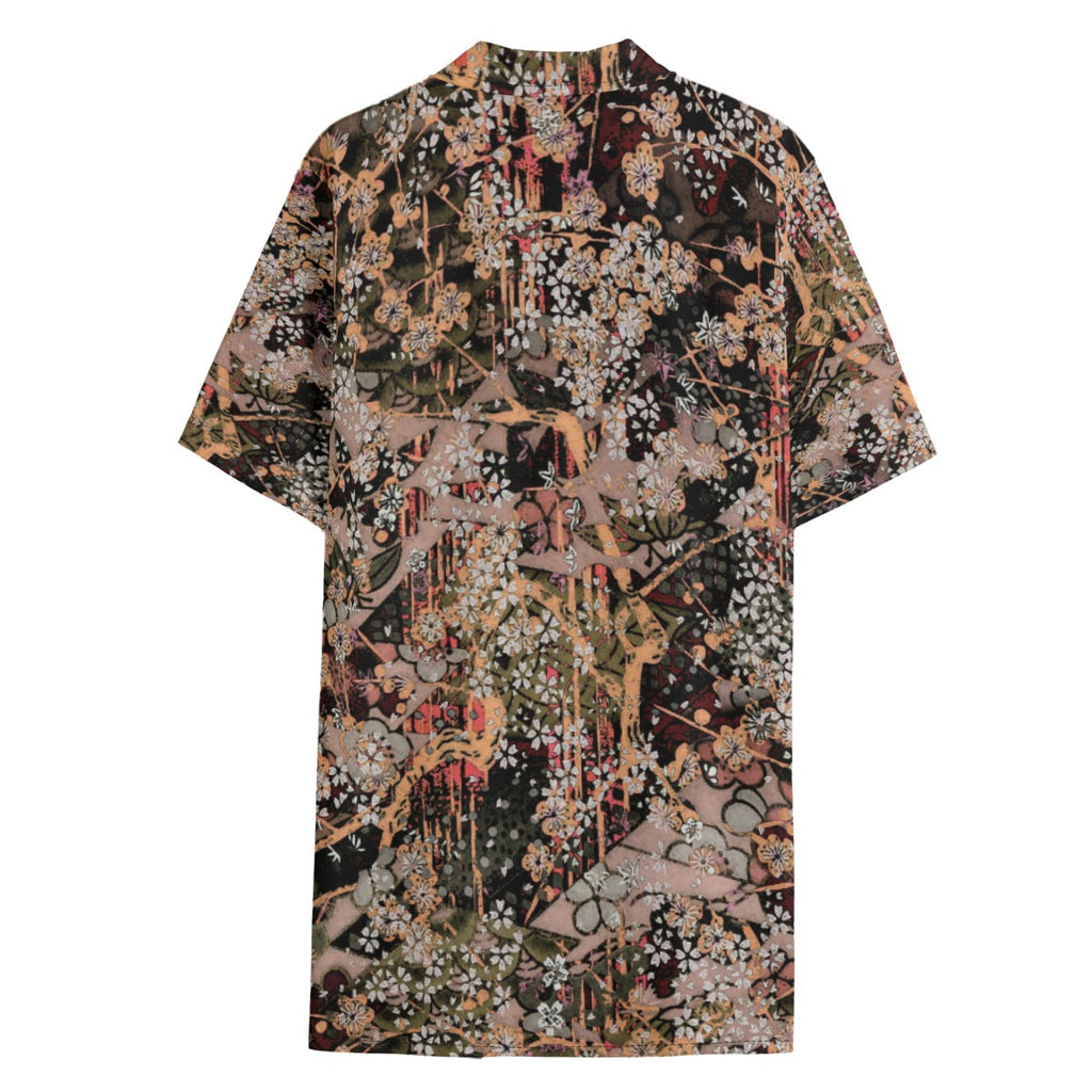 Dandō Electric Cherry Blossom Men's Hawaiian Aloha Shirt