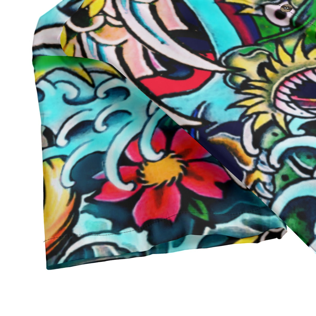 Dandō Dragon Koi Men's Hawaiian Aloha Shirt