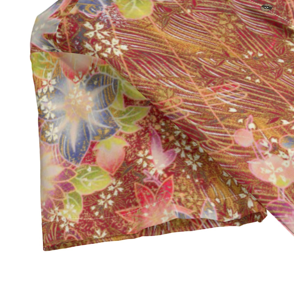 Dandō Butterfly in Wind Men's Hawaiian Aloha Shirt
