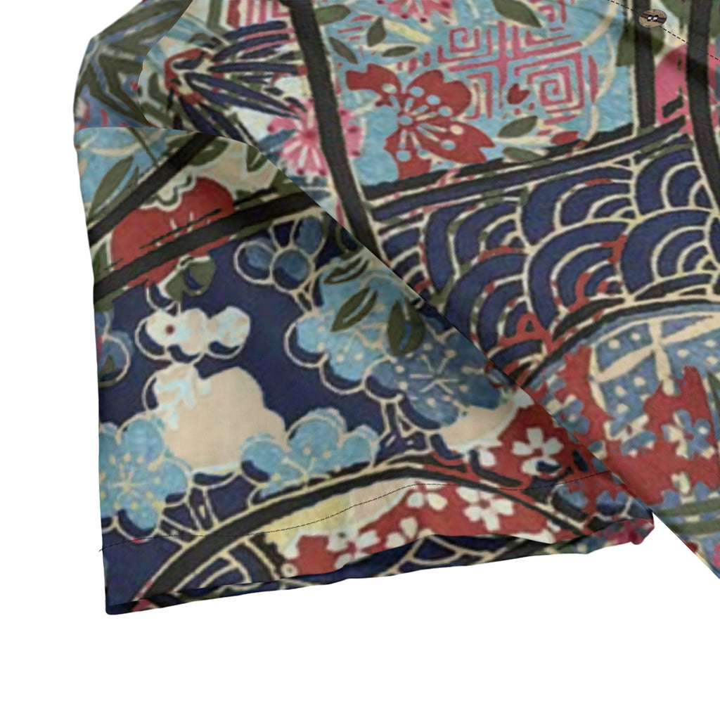 Dandō Flowing Patterns Men's Hawaiian Aloha Shirt