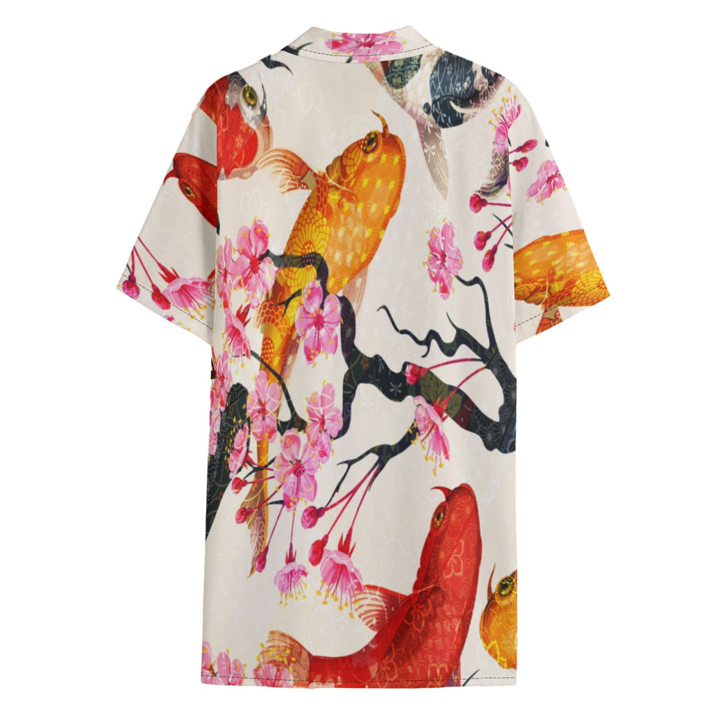 Dandō Koi Blossom Men's Hawaiian Aloha Shirt