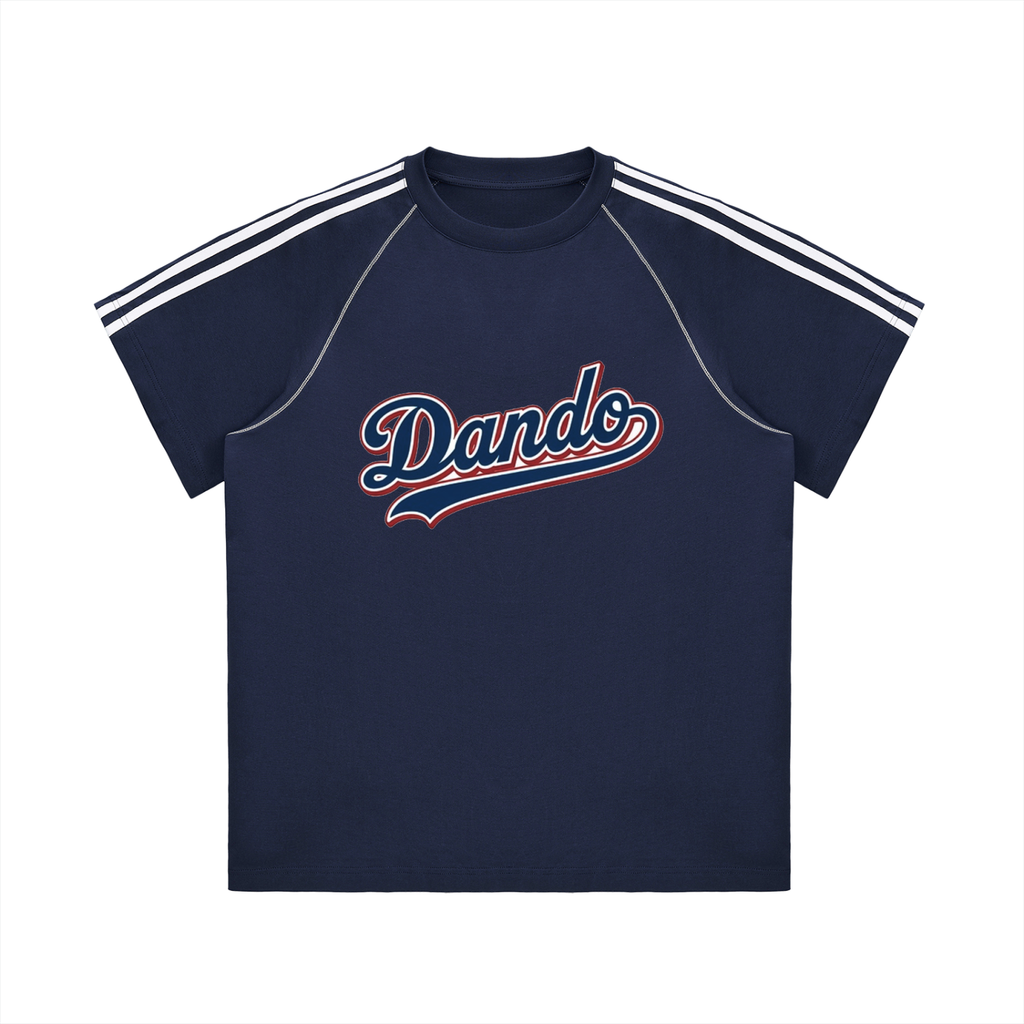 Dandō Striped Contrast Stitch Jersey Shirt