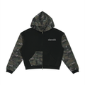 Dandō Camo Full Zip Boxy Hoodie