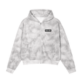Dandō Dirty Washed Zip-Up Fleece Hoodie