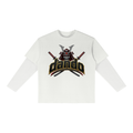 Dandō White Katana Sunfade Layer Skate Shirt