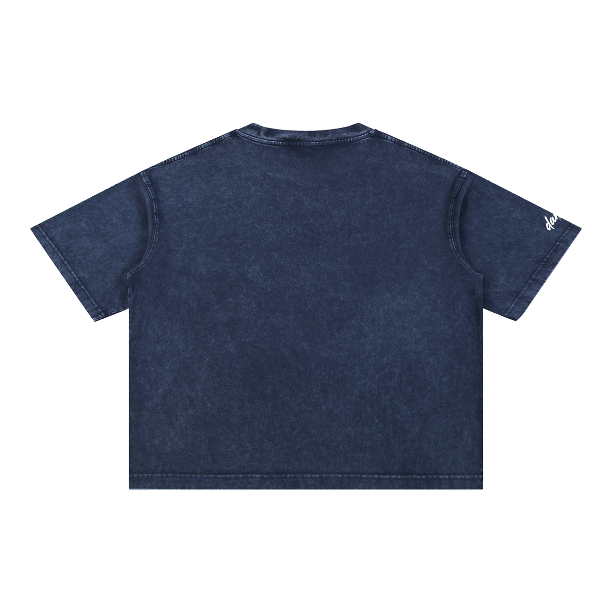 Clubbing Samurai Mineral Wash Boxy Cotton T-Shirt by Dandō