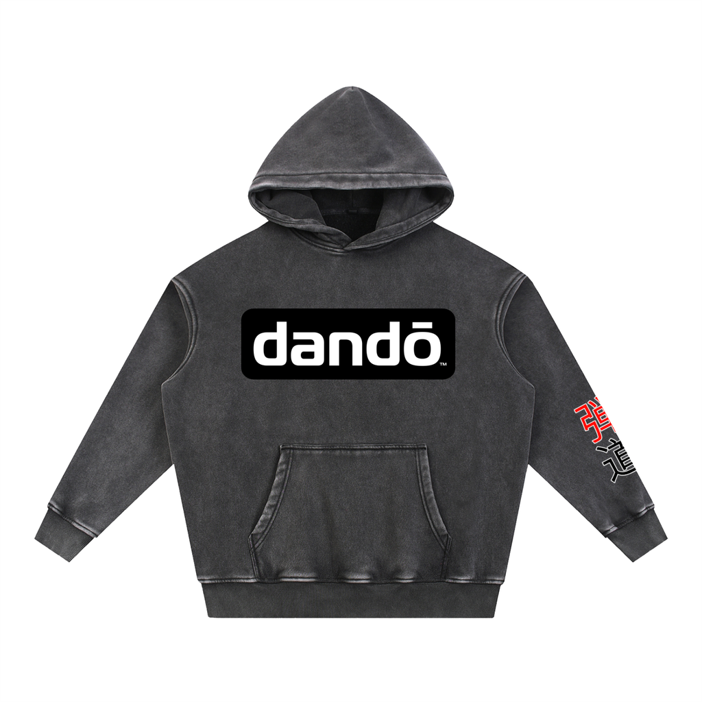 Dandō Snow Wash Fleece Oversize Hoodie