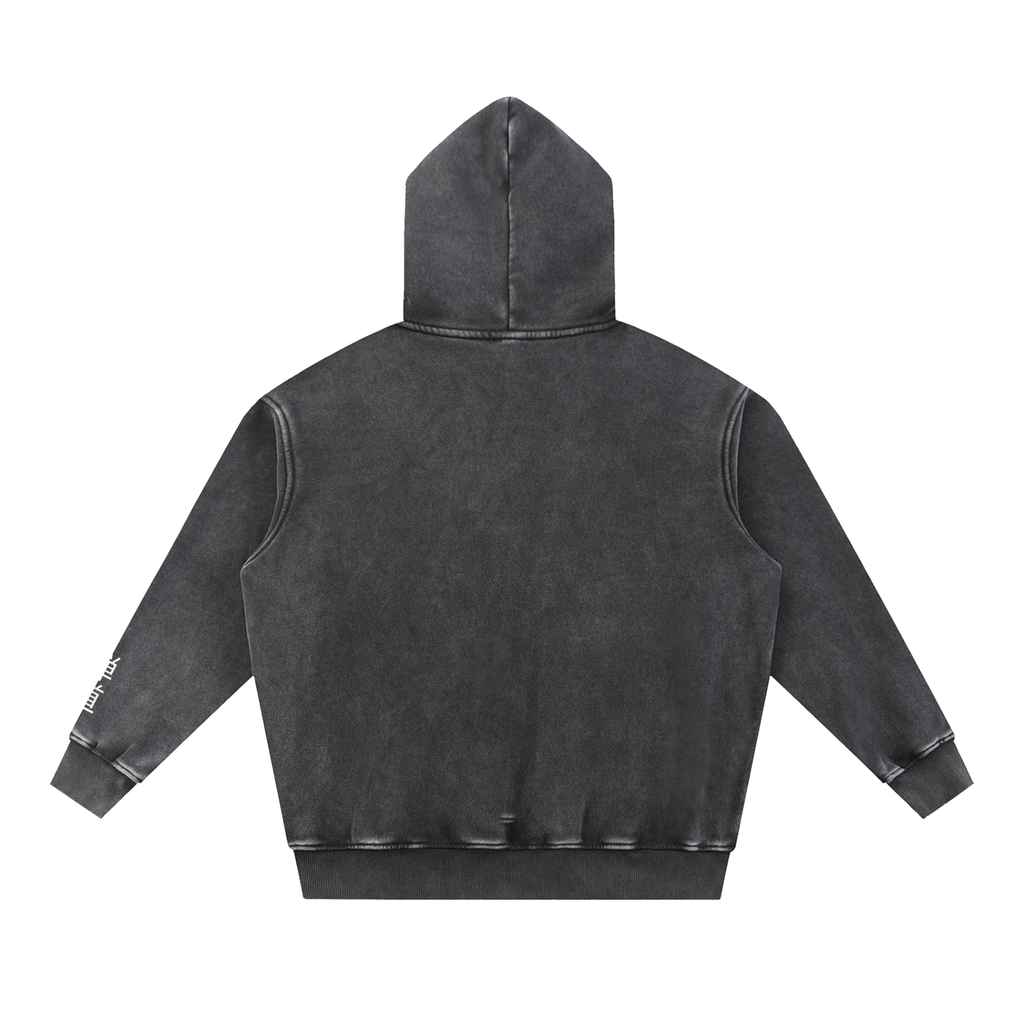 Dandō Metal Snow Wash Fleece Oversize Hoodie