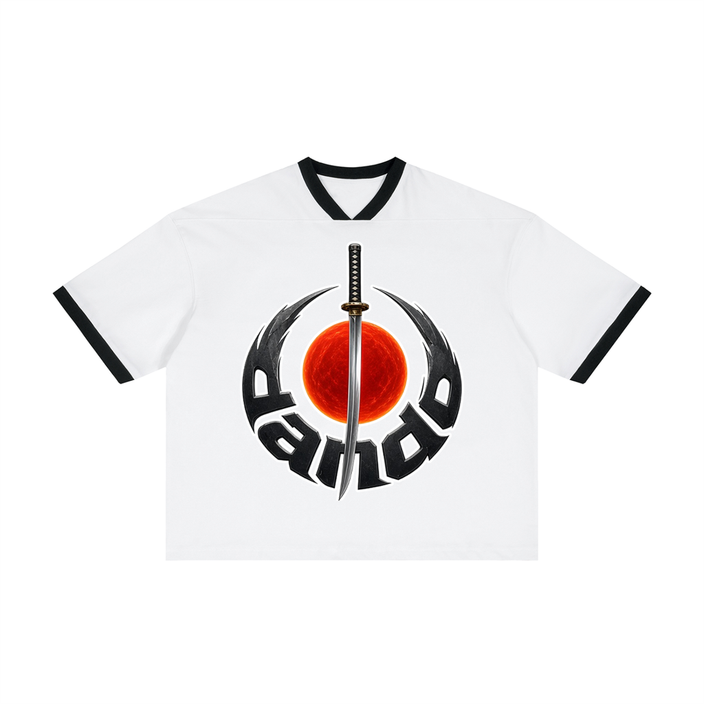 Dandō Sun and Sword Unisex Color Block Boxy Skate Shirt