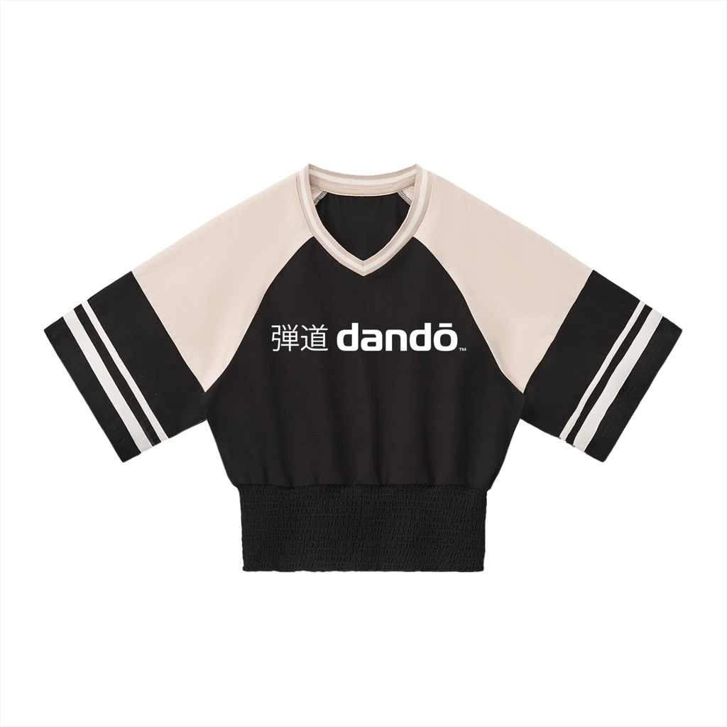 Dandō Skate Chic Ruched V Neck