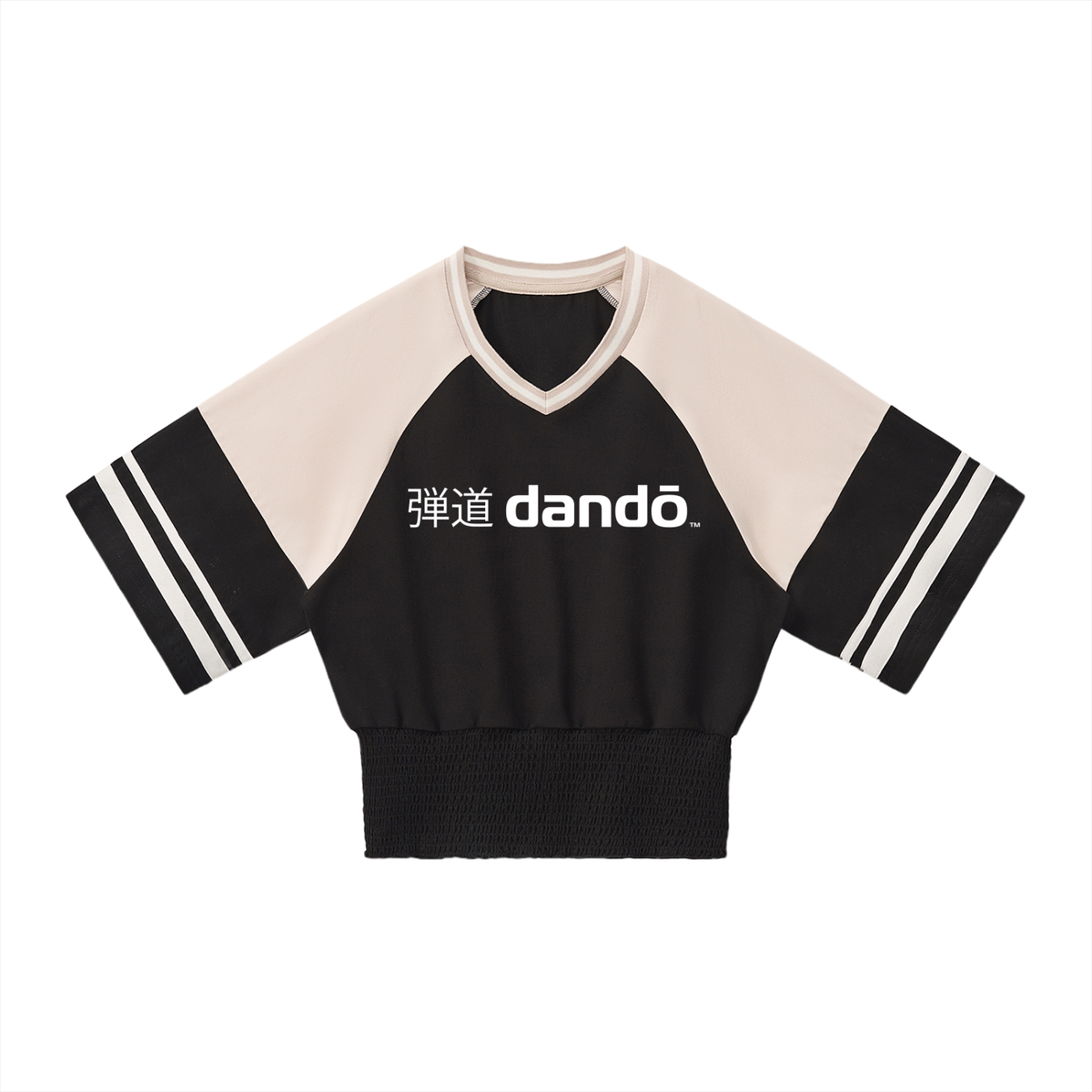 Dandō Skate Chic Ruched V Neck
