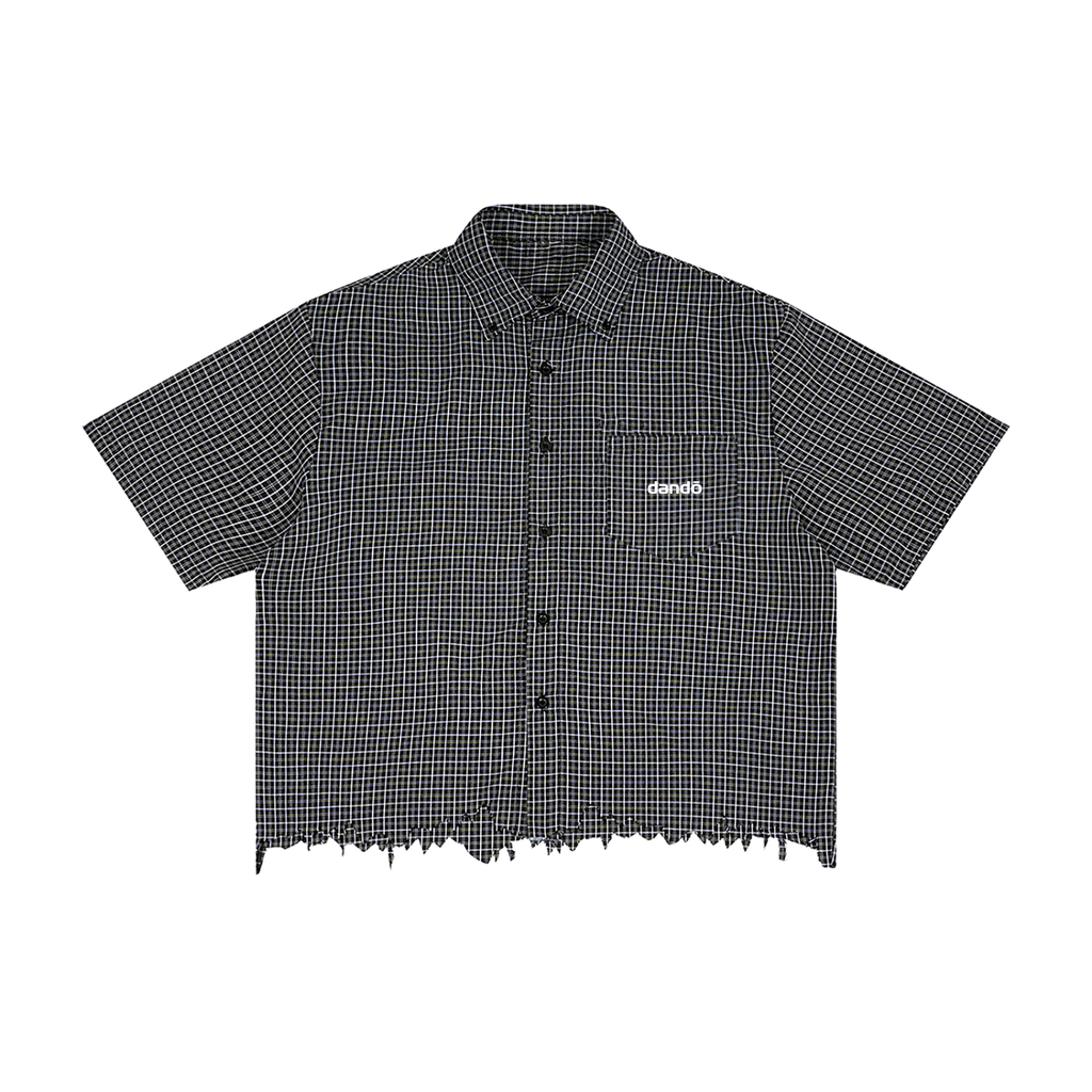 Dandō Distressed Plaid Vato Cut