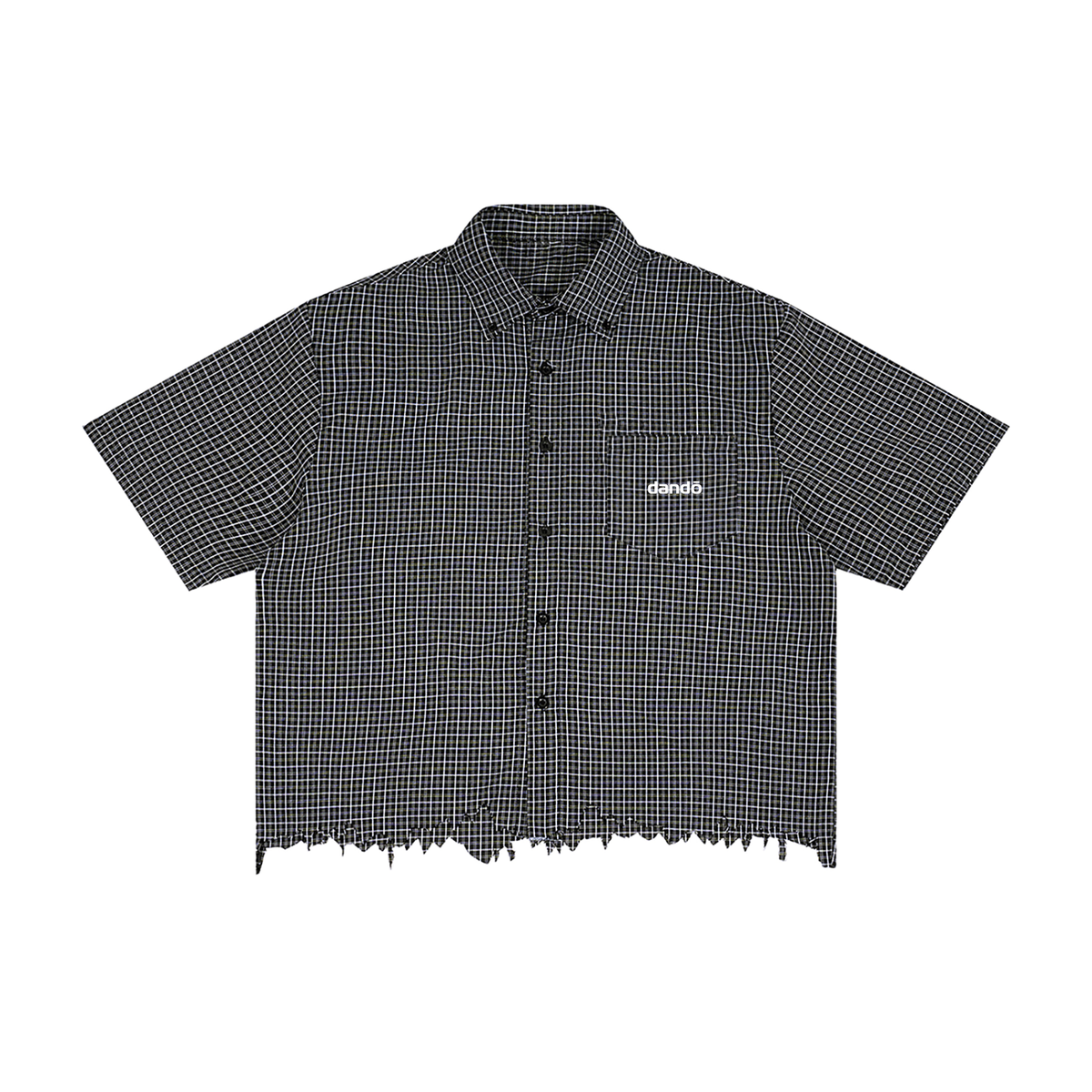 Dandō Distressed Plaid Vato Cut