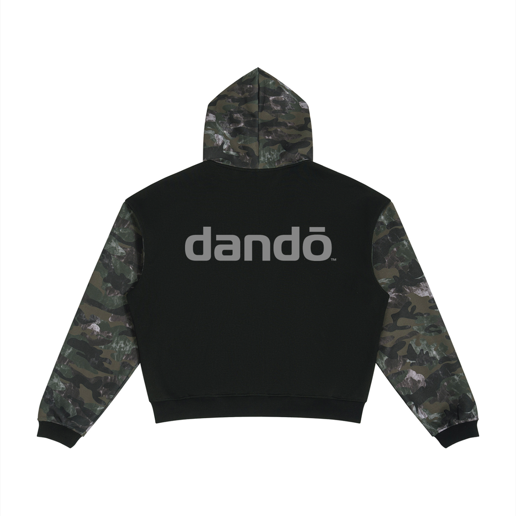 Dandō Camo Full Zip Boxy Hoodie