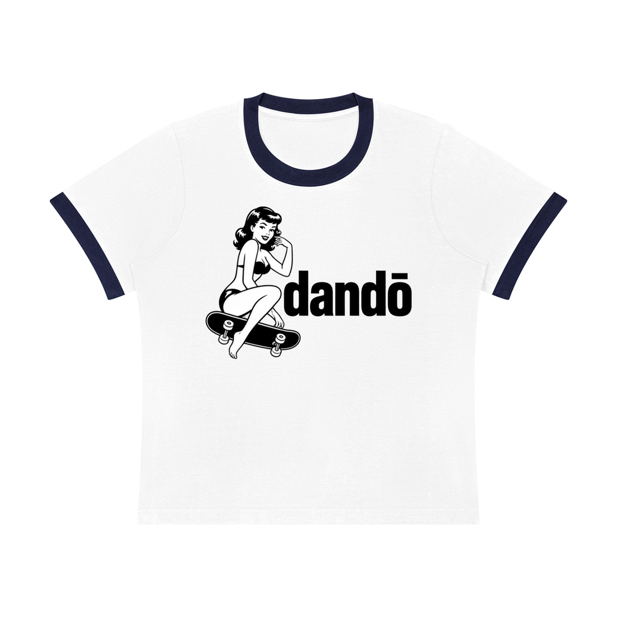 Dandō Skater Chic Women's Sorona Ringer Shirt