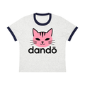 Dandō Kitty Puss Women's Sorona Ringer Shirt