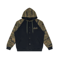 Dandō Dark Camo Raglan Zip Hoodie