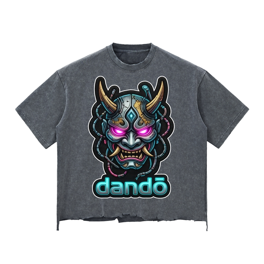 Electric Oni Snow Wash Raw-Hem Boxy Skate Shirt