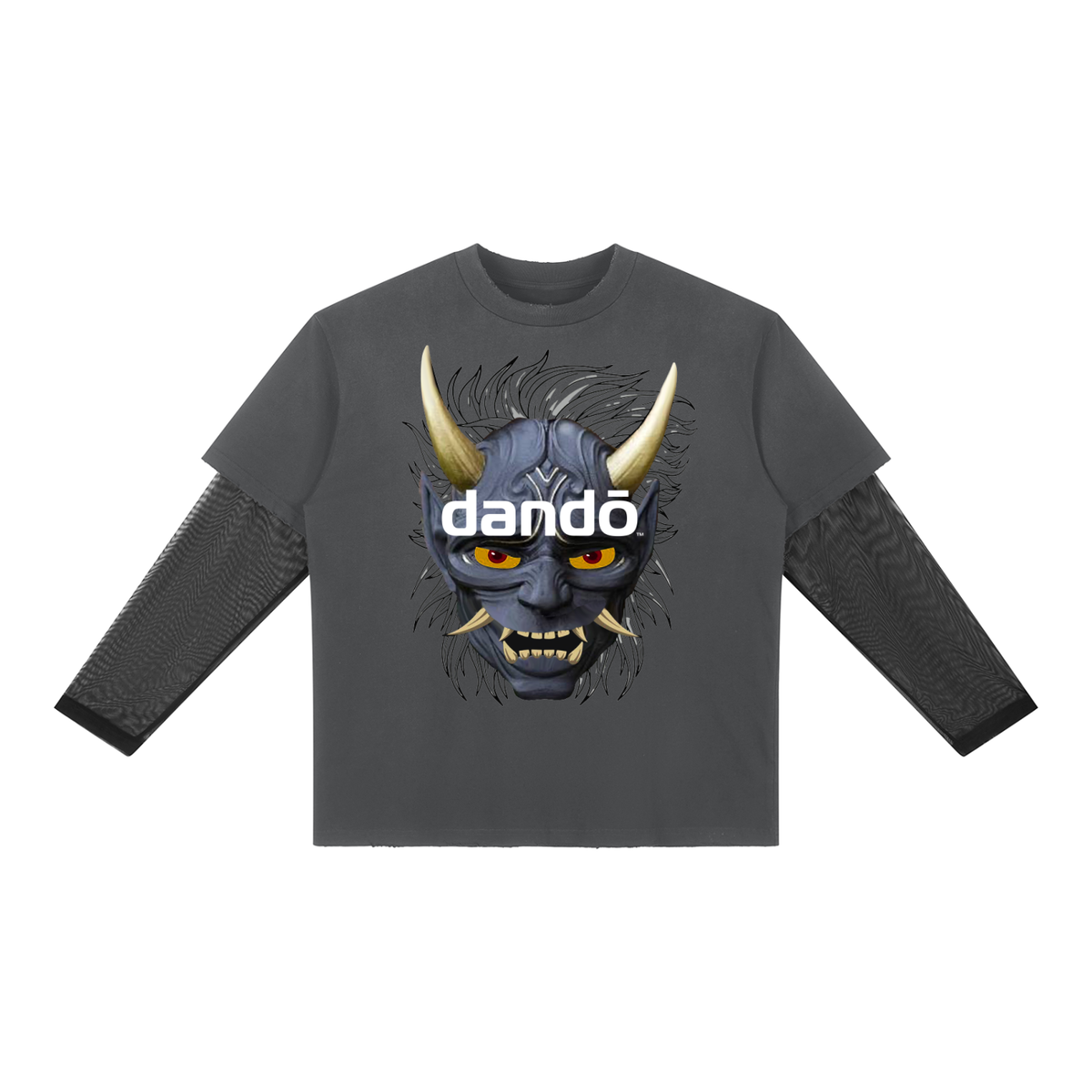 Dandō Oni Sunfaded Layered Skate Shirt