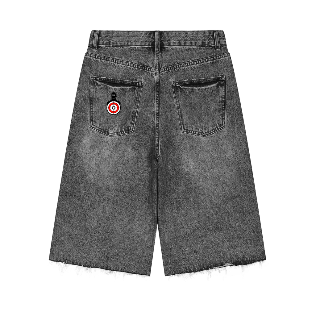 Dandō Vintage Wide Leg Denim SKate Jorts