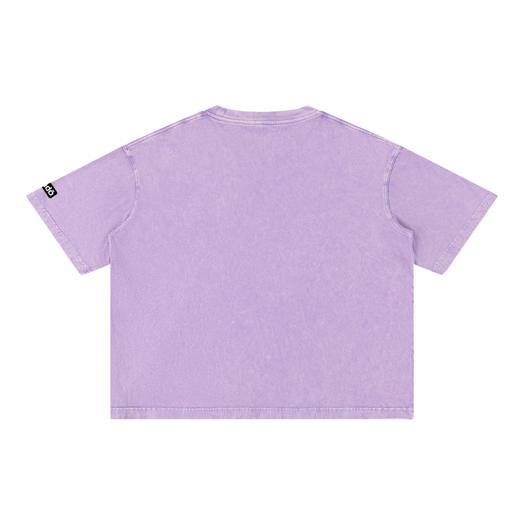 Techno Oni Mineral Wash Boxy Cotton Skate Shirt