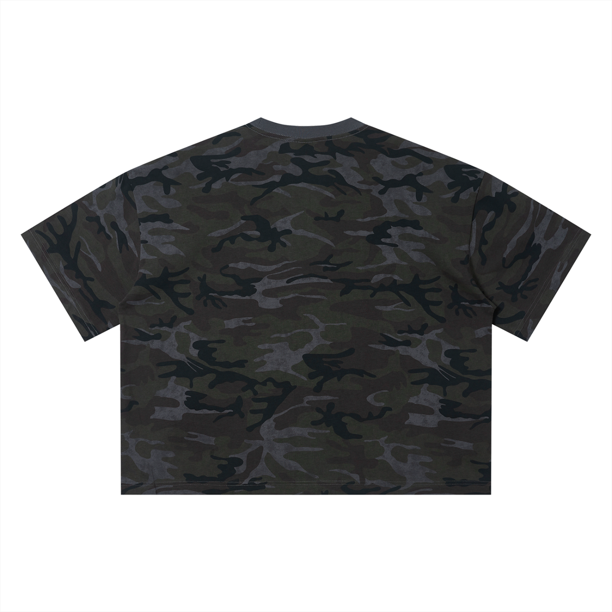 Dandō Dark Purple Camo Boxy Shirt