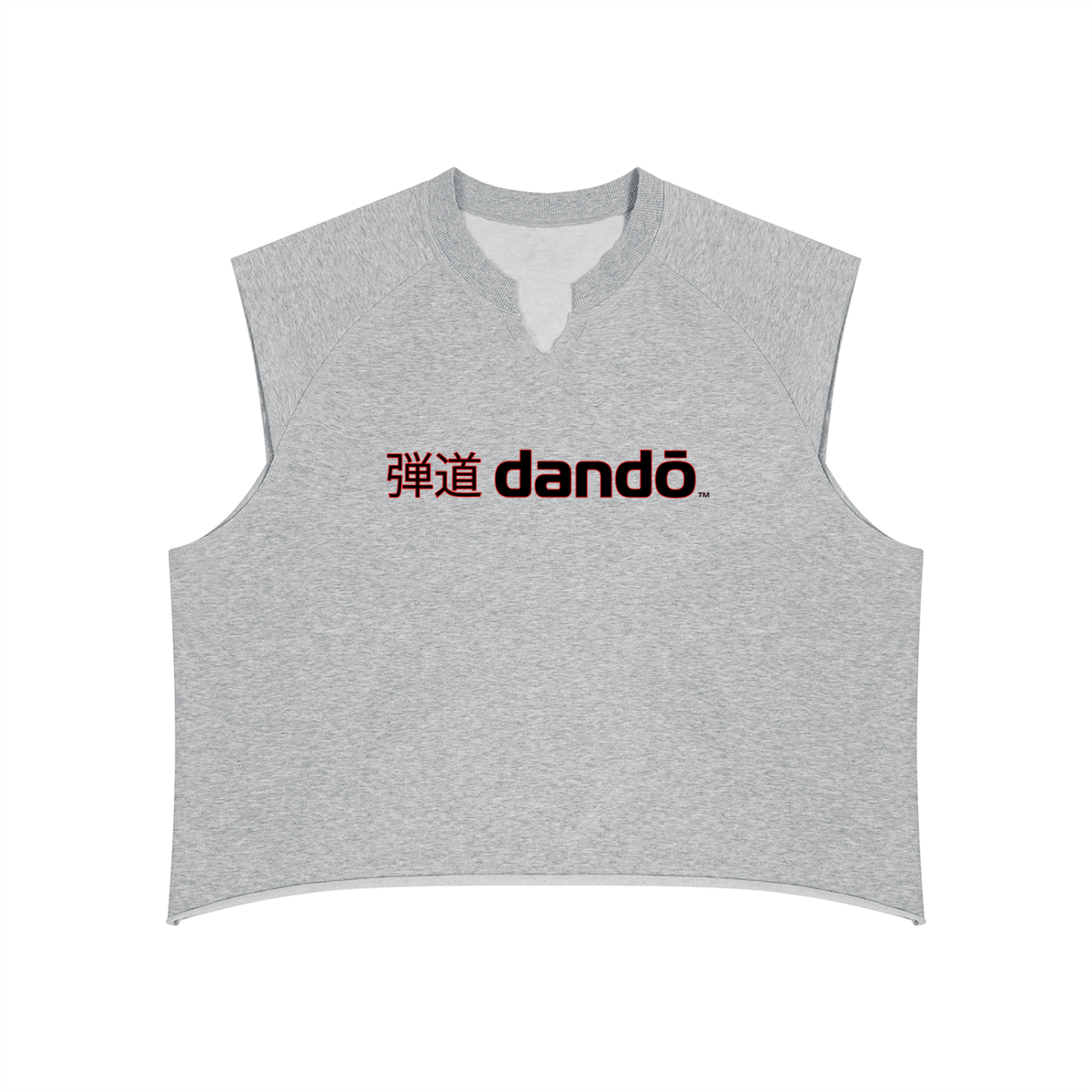 弾道 Dandō Boxy Raw Hem Tank Top