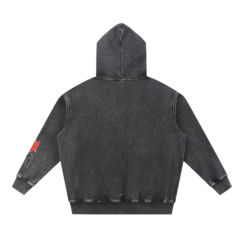 Dandō Snow Wash Fleece Oversize Hoodie