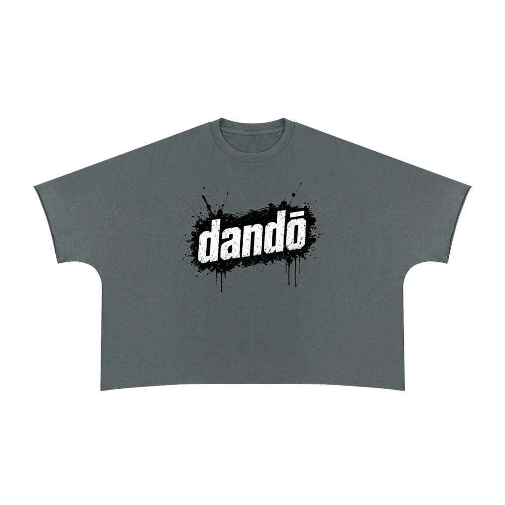Dandō Oil Stain Heavyweight Boxy Raw Edge Skate Shirt